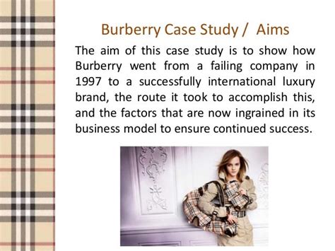 burberry procurement study|Burberry business model.